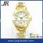 Factory Custom Customer Logo Gold Fashion Japan Movt Ladies Watch Stainl Steel