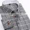 Custom Made Stylish Check Shirts for Men 100% Polyester Shirts