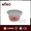 stainless steel oil bowl wi th steel lid