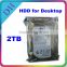 original second hand hard disk 2tb 3.5'' SATA 7200rpm 64MB for wholesale