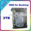 original brand refurbished hdd 2tb SATA 7200rpm 64MB 3.5'' HD internal computer parts hard disk