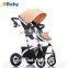 High View Folding Baby Stroller,adopt Non-Pneumatic Tire Wheel, Free Use in Winter to Summer.Easy Replacing Armrest