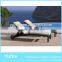 cheap rattan beach chair with wheels