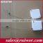 Square fixing secure retractor with stainlee steel cable and adjust lasso end connector