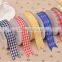 Polyester decorative plaid scottish ribbon