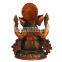 Sitting Chaturbhuja Ganesha 7"