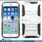 Rubberized Combo Heavy Duty Armor Case for iPhone 6 Plus 5.5 Inches, with Stand Function