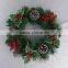 promotional PVC artificial christmas ball wreath/garland for X-mas