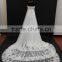 2016 new design beading lace bodice three layers long train inside mermaid dress bridal dress