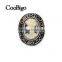Fashion Jewelry Zinc Alloy Vintage Style Ring Women Party Show Gift Dresses Apparel Promotion Accessories