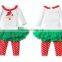 New design wholesale kids two-piece set christmas designs lovely fashion design small girls dress TR-CA06