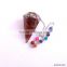 Red Jasper Pendulum With Chakra Chain | Orgonite Reiki Products