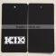 China printing and packaging factory produce black cardboard tag for cotton socks
