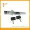 Sliding glass panel cabinet lock