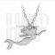 Best selling fashion gold plated metal beautiful mermaid pendant