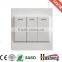 220V 4 gang piano keys wall switch