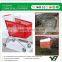 120L plastic shopping cart