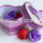 Nice & fancy handmade chocolate & flower cardboard packaging gift box