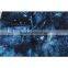 Custom blue glaxy pattern T/SP ottoman printed knitting fabric
