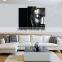 Black and White buddha head giclee prints for bedroom