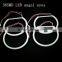 auto drl xenon projector bright white 36 smd led angel eyes kit for bmw e46 halo ring headlight with 12v 5w
