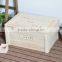 Cheap wood bins with sections for rice and beans