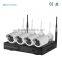 outdoor wireless 720/960/1080p hd ip camera 4ch nvr kits