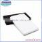 Metal style! Original 2200mAh ultra slim power bank with memory Aluminium credit card power bank with USB Flash memory