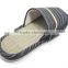 Mens Strip Indoor slipper, Tatami Bamboo Slippers, Available three colors and four sizes