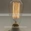 Vintage style ST64 edison bulb used for table lighting decoration/st64 edison bulbs 40w /St58/ST45 water drop hsaped