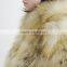 Winter Quality Woman Design Clothes gold Fox Fur Coat foxfur coat high quality KZ150093