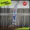 Quick Install Aluminium poles Colorful Advertising Flag Feather Banner For Advertising