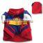 fancy Holloween cosplay Superhero Superman uniform costume cat dog pet wear pet apparel
