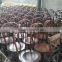 Dark walnut stacking solid wood thonet chair, hotel chair