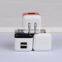 Output 3.1A Super Mini Dual USB travle charger with foldable US plug for iPhone 6S iPad Pro