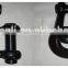 T8 electric galvanized carbon steel dee shackle