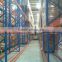 High density VNA narrow aisle pallelt rack