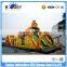 158ftL Giant Inflatable Obstacle Course With Wrecking Ball N Jump Fall Slide