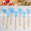 Silicone Kitchen Utensils With Wood Handle Of Cooking Utensils With FDA LFGB Certification