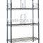 RH-HZM45-09016 four layers metal wire shelf Wire shelving rack book shelf 900*450*1600mm commodity shelf book rack