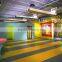 roll up floors with linoleum material