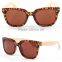 hot selling polarized colorful bamboo sunglassess accommodate all head sizes