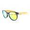China wholesale Eco-friendly custom PC plastic bamboo sunglasses