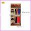 4 layers movable oxford fabric storage cabinet for clothes