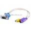 2016 PC/LAPTOP VGA SVGA TO S-Video 3 RCA Composite AV TV Out Converter Adapter Cable