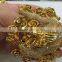 Gold Silver Plated Brass Cubic Zirconia Casting Pave Setting Fashion Jewelry