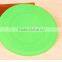 High quality silicone foldable pet dog frisbee , colourful pet training fetch toy