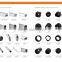 Adjustable belt pulley timing belt pulley transmission case for remote control curtain
