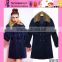 2015 Top Quality Doll Collar Warm Overcoat Wholesale Autumn Winter Casual Korean Style Overcoat