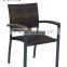 2016 new style leisure outdoor pe rattan dining chair hotel chair